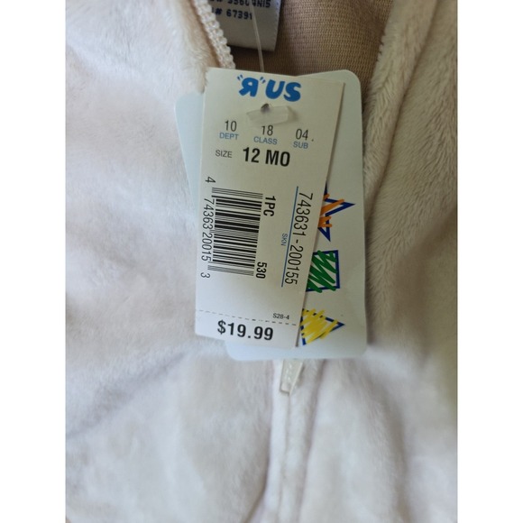 Vtg Miniwear Infant Plush Lion Costume 1 Piece, 12 Months ToysRUs NWT - Picture 4 of 9